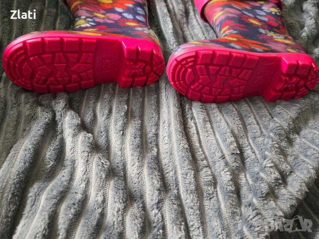 гумени ботуши момичета , снимка 2 - Бебешки боти и ботуши - 52105467