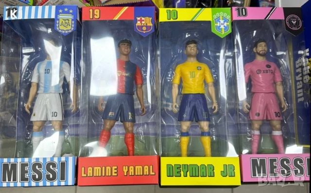 Големи фигурки Lamine Yamal, Lionel Messi, Neymar Jr, Haaland фигурка , снимка 2 - Фигурки - 51239437