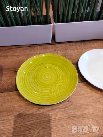 Чинии зелени 19 см, снимка 1