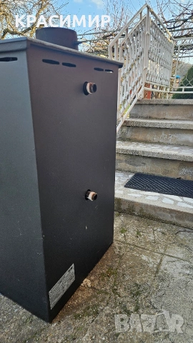 Печка (камина) с водна риза PRITY K22 CP W10 , снимка 3 - Печки, фурни - 53748562