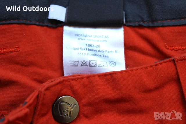 NORRONA Falketind Flex1 Heavy Duty  - мъжки панталон, размер L, снимка 5 - Спортни дрехи, екипи - 52792283
