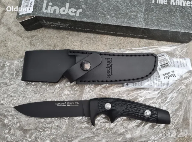 Античен, Ловен, кемпинг нож Mark74. linder Solingen. 440C