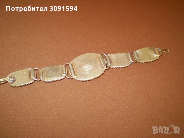 Ретро Гривна седеф и филигран, снимка 3 - Антикварни и старинни предмети - 35752028