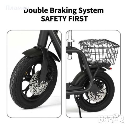 НОВА Електрически Скутер Тротинетка Bogist M5Pro 500W 48V/11Ah 45 кмч., снимка 12 - Друга електроника - 41105293