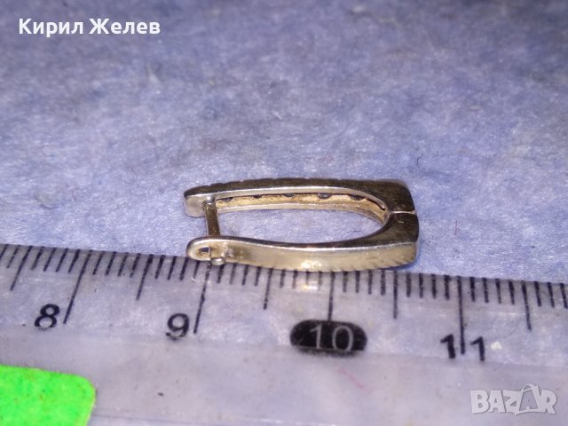 ЕЛЕГАНТНА СРЕБЪРНА СКЪПОЦЕННА АНГЛИЙСКА АР ДЕКО ОБЕЦА СРЕБРО 925 с ЮВЕЛИРНО ФАСЕТИРАНИ ЦИРКОНИ 38209, снимка 9 - Обеци - 40938866