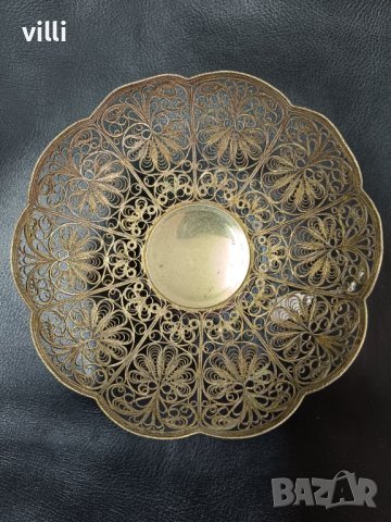 Филигранна купичка/бонбониера , снимка 3 - Декорация за дома - 42434684