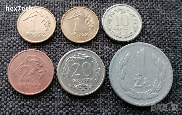 ❤️ ⭐ ⏩ Лот монети Полша 6 броя ⏪ ⭐ ❤️