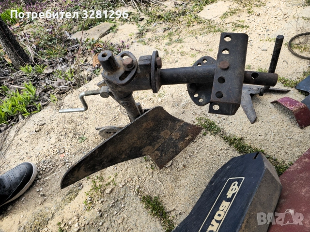 Инвентар за мото фреза плуг,култиватор, метални колела,браздир, снимка 2 - Селскостопанска техника - 53769381