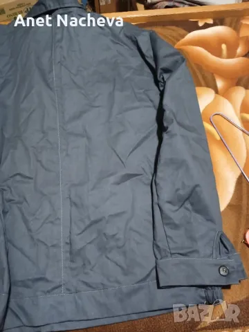 Работна дреха мъжка, тъмно сива, външни джобове  с капак, снимка 5 - Спортни дрехи, екипи - 48513464