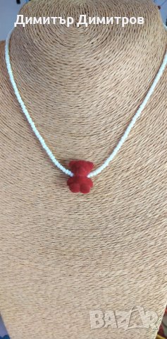 Чокъри с кадифени желирани мечета. Бижута Луди гъби. Идея за подарък.