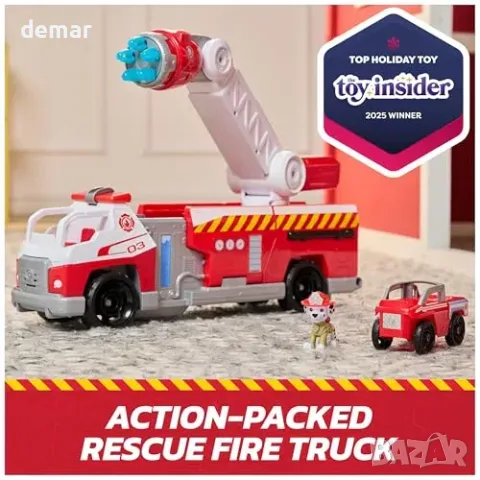 Пожарна кола Paw Patrol с Маршал, светлини и звуци, снимка 3 - Електрически играчки - 55806904