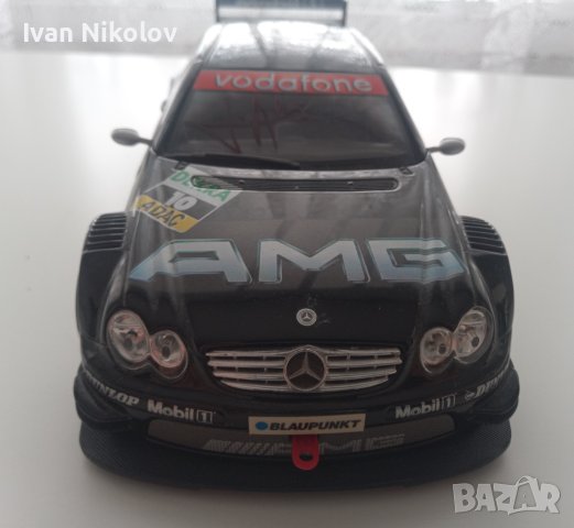 1/18 Mercedes CLK-DTM 2003 с автограф на Жан Алези, Maisto, снимка 7 - Фен артикули - 41462899