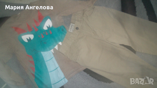 Панталон/тънък/ "Уайкики" и блузка, снимка 1 - Детски комплекти - 36454908