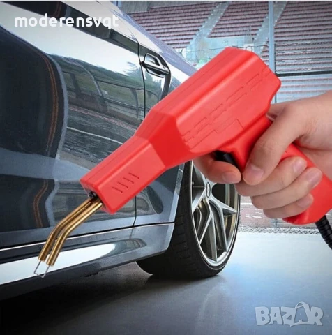 Пистолет за лепене на пластмаса StapleMaster, 50W + 200 скоби, снимка 6 - Други инструменти - 51167292