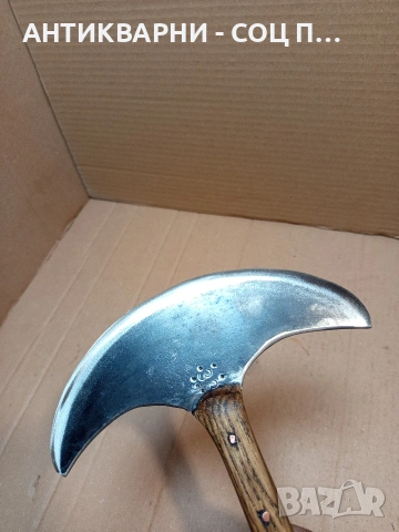 Стар Ръчно Изработен Сарашки Кожарски Нож. НОМЕР 1656., снимка 6 - Антикварни и старинни предмети - 53759958