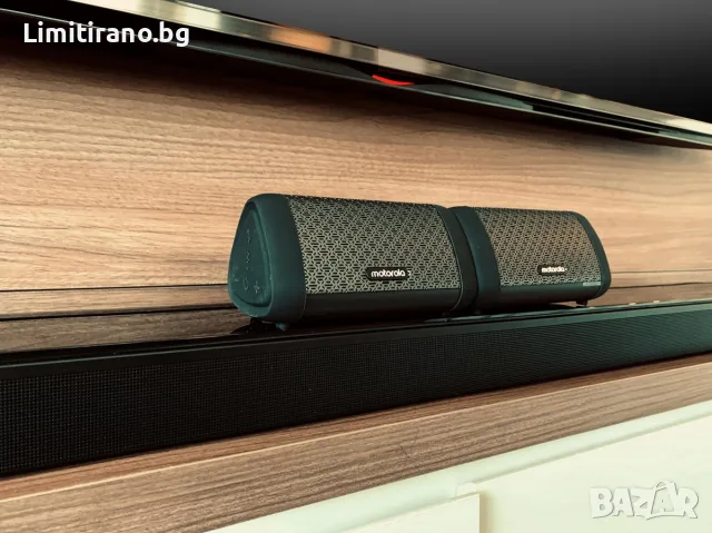 Motorola Sonic Sub 630 Bass Twin – Комплект 2 Bluetooth тонколони, 20W, IPX5, снимка 3 - Bluetooth тонколони - 55801626