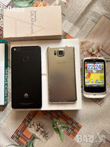 Huawei P9 lite+HTC+Samsung Alpha, снимка 2 - Huawei - 52688678