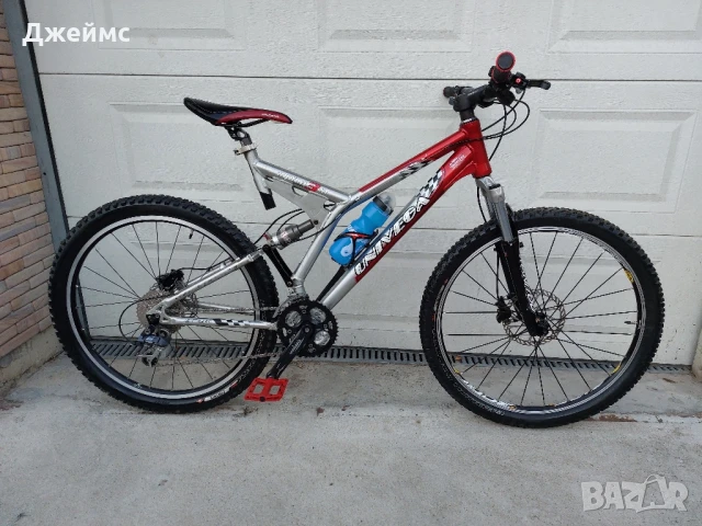 Планински алуминиев велосипед UNIVEGA , снимка 4 - Велосипеди - 51319297