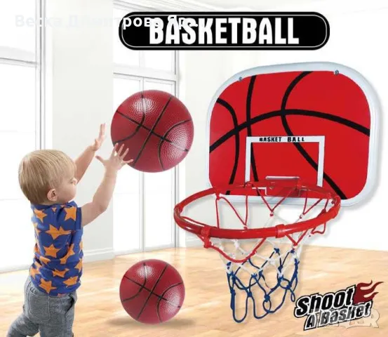 Игрален комплект GT - Баскетболен кош с топка, 170 cm, снимка 4 - Други - 48338743