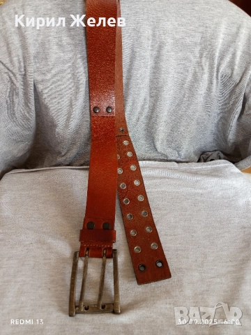 Дамски кожен колан HANDMADE KAMPARA много красив стилен дизайн 46239, снимка 3 - Колани - 51892887