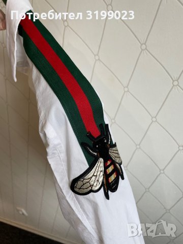 Дамска Бяла риза GUCCI, снимка 4 - Ризи - 38731977