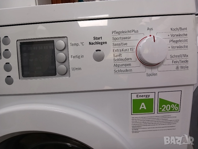 Пералня Бош Bosch Maxx 7 A+++ 7кг Made in Germany 2 години Гаранция!, снимка 6 - Перални - 52004703