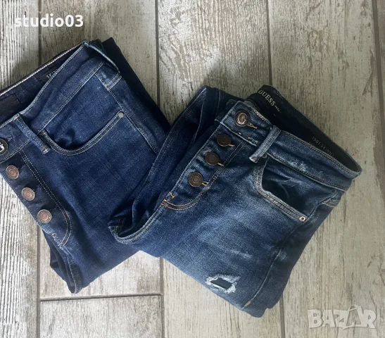 2бр Дамски скини дънки Guess 25н