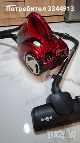 Мощна немска прахосмукачка DirtDevil 1800 вата , снимка 3 - Прахосмукачки - 56363596