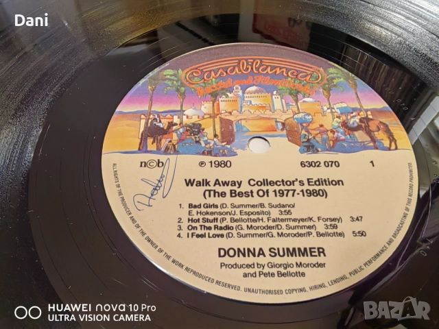 DONNA SUMMER- Грамофонна плоча - 15лв - NM, снимка 2 - Грамофонни плочи - 51513348