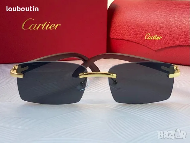 Cartier 2024 мъжки слънчеви очила, снимка 8 - Слънчеви и диоптрични очила - 48009402