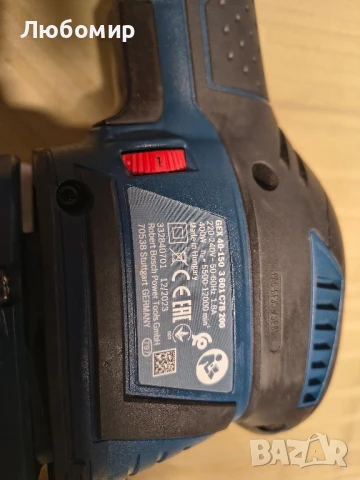 Ексцентрикова шлайфмашина Bosch Professional GEX 40-150, 400 W, 11 000-24 000 вибрации/минута150, снимка 7 - Други инструменти - 50481504