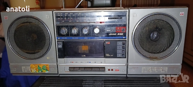Касетофон Вега-335, снимка 2 - Радиокасетофони, транзистори - 53355905