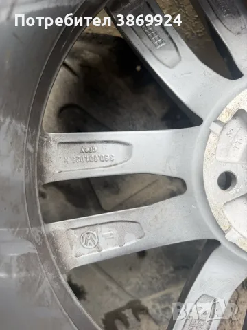 Dartford VW джанта 18” оригинална, снимка 3 - Гуми и джанти - 56242364
