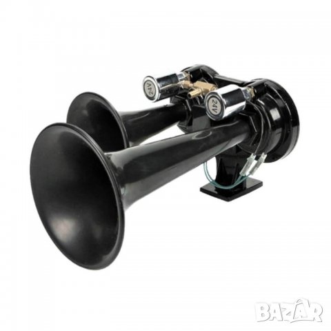 Въздушна Тромба 35 СМ С Клапан 24V Въздушен Клаксон За Камион ТИР TIR, снимка 1