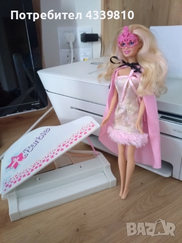 барби кукла с пиано комплект мател, снимка 4 - Кукли - 52534634