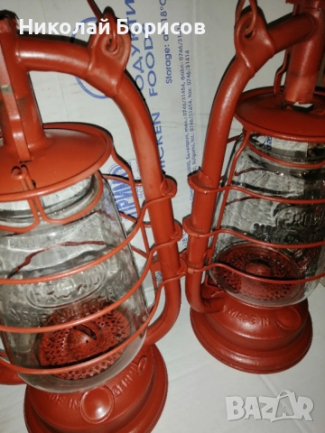 Продавам 2бр стари немски фенери" FEURHAND" , снимка 2 - Антикварни и старинни предмети - 52121564