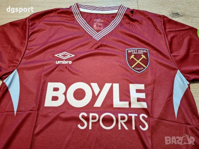 Футболна фланелка на Уест Хям Юнайтед сезон 25/26!!!, снимка 2 - Футбол - 52061182