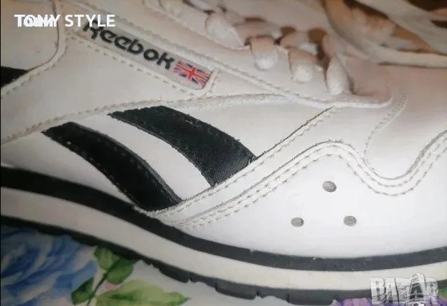 REEBOK ОРИГИНАЛ Нови Дамски Маратонки Изцяло от Естествена Кожа 38, снимка 4 - Маратонки - 51489811