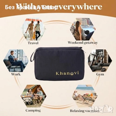 Нова Пътна тоалетна чанта с кука 360° – висящ несесер, органайзер път, снимка 5 - Други стоки за дома - 53569678