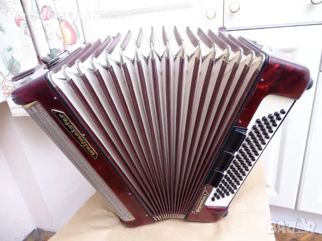 Акордеон Велтмайстер Гигантили 80 баса, снимка 12 - Акордеони - 48663848