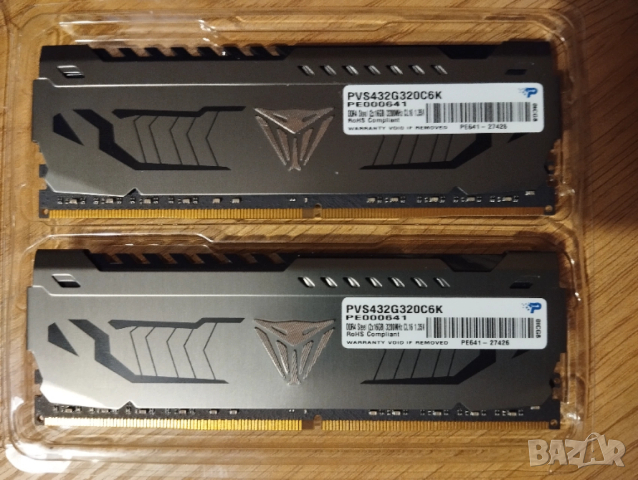 DDR4 32Gb (2 x 16Gb) 3200MHz Patriot Viper Steel