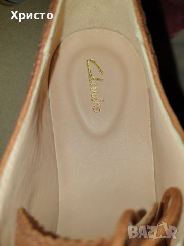 Дамски маркови обувки Clarks НОВИ, снимка 4 - Дамски ежедневни обувки - 36116689