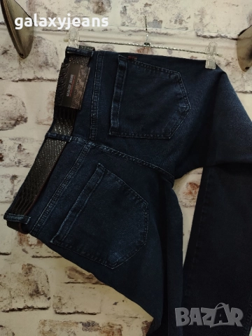 Realist- леко стеснени дънки, тъмни, изчистени, есенен деним с малко еластан, снимка 2 - Дънки - 52443599
