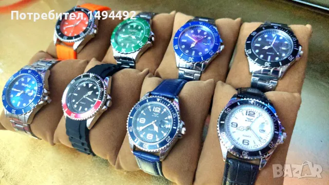 Бизнес часовник 3 цвята, снимка 11 - Мъжки - 48421205