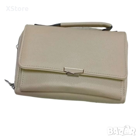 Стилна и компактна к. дамска чанта за през рамо с дълга дръжка., снимка 3 - Чанти - 52583946