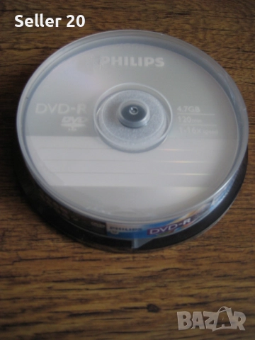 Дискове Philips за запис DVD -R, 4.7 Gb, 120 min, 1-16x, снимка 5 - Други - 51932509