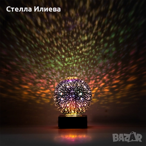 LED 3D нощна лампа , снимка 4 - Лед осветление - 52308013