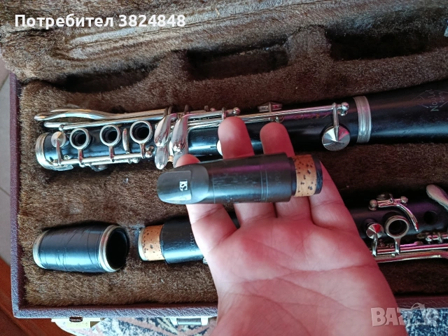 Кларинет Ноблет дървен, снимка 3 - Духови инструменти - 53776029