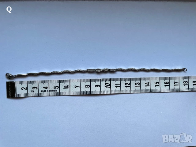 Сребърна гривна 925, със знака на безкрайност(1), снимка 5 - Гривни - 50938854