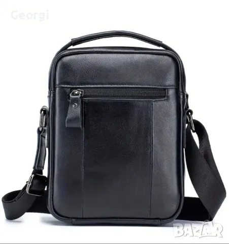 Мъжка луксозна кожена чанта /Премиум качество на естествена кожа!, снимка 6 - Чанти - 49647515